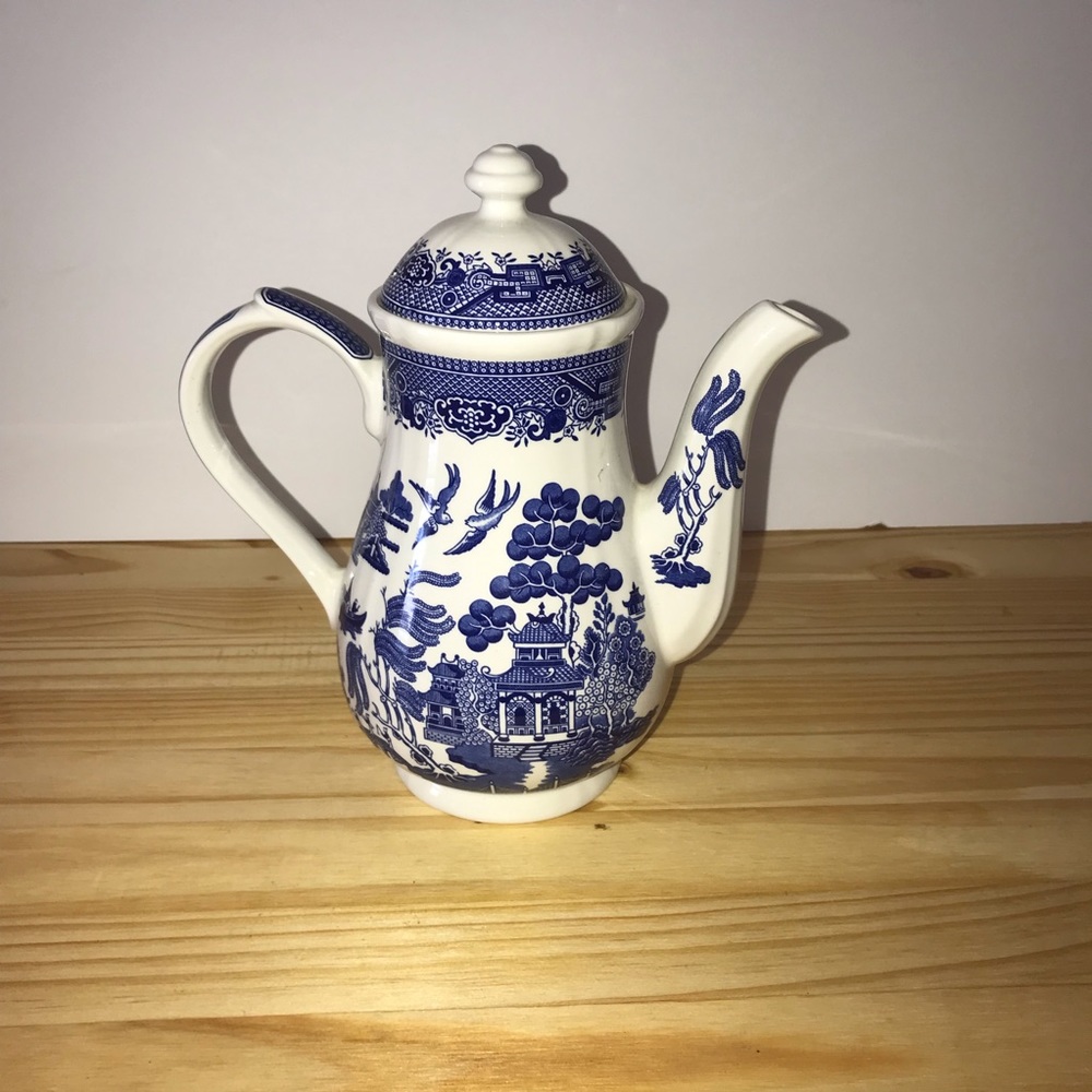 Vintage stoneware tea pot